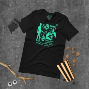 Jazz Runs Unisex t-shirt