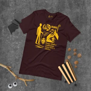 Jazz Runs Unisex T-shirt